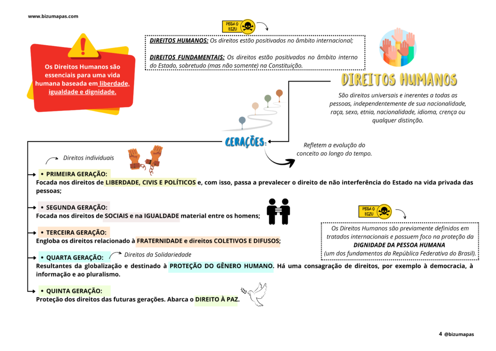 Bizu Mapas - Direitos Humanos (3)