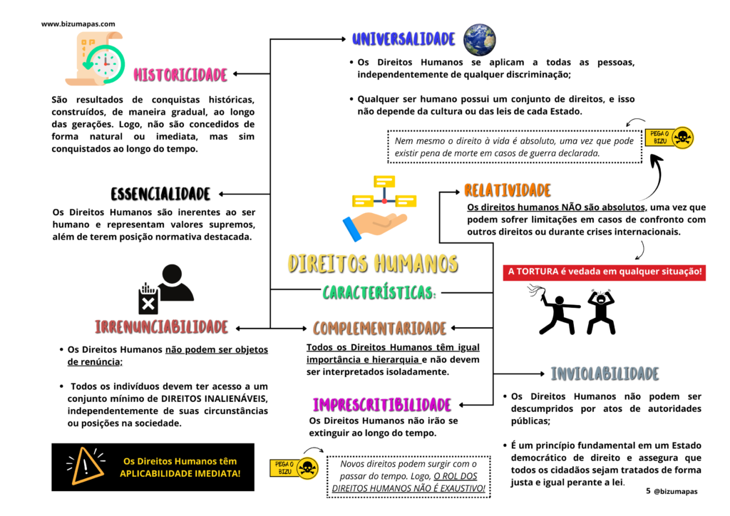 Bizu Mapas - Direitos Humanos (4)